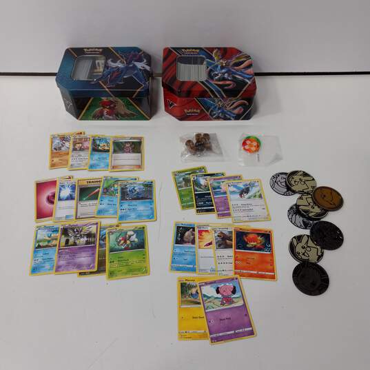 Bundle of 5lbs of Pokémon Trading Cards In Tins image number 1