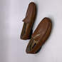 NIB Mens 4985339 Brown Leather Driving Moc Slip-On Loafer Shoes Size 13 M image number 2