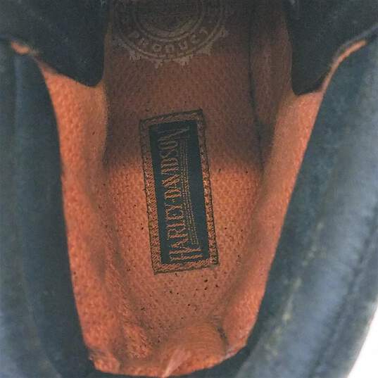 Harley Davidson Black Leather Steel Toe Biker Boots Men's Size 11 image number 8