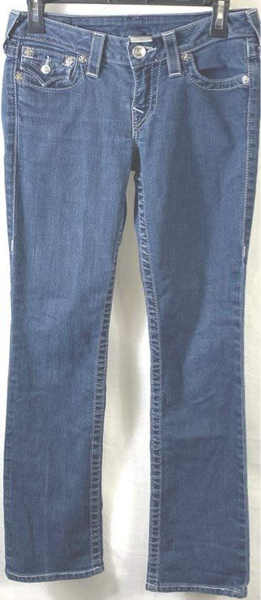 True Religion Blue Pants - Size X Small image number 1