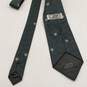 Gianni Versace Mens Olive Green Embroidered Adjustable Designer Necktie image number 2