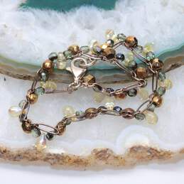 Holly Yashi Sterling Silver Beaded Bracelet - 5.5g alternative image