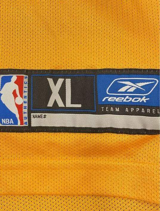 NBA Reebok Lakers Yellow Jersey 8 Bryant Kobo - Size X Large image number 3