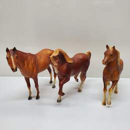 Lot of 3 Breyer Molding Horses Figure