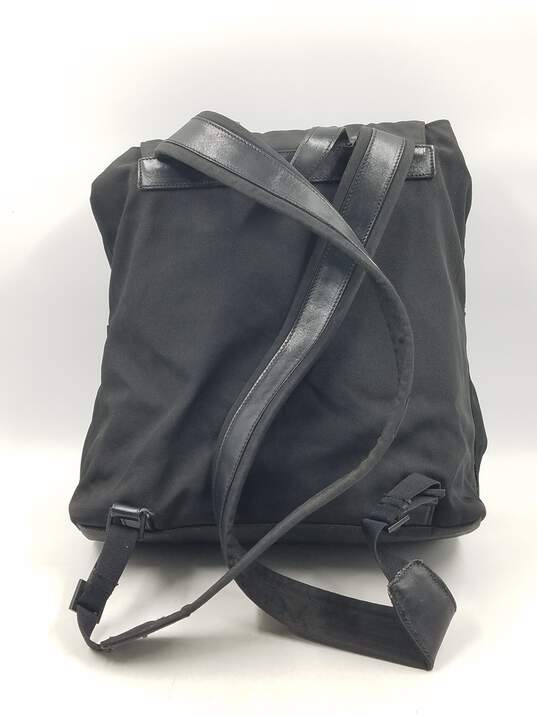 Authentic Gucci Black Nylon Backpack image number 2
