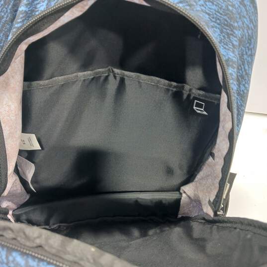 Reebok Blue/Black Logo Padded Laptop Backpack image number 5