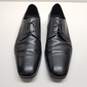 AUTHENTICATED MEN'S PRADA CROSSHATCHED LEATHER OXFORDS SIZE 10 image number 3