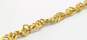 22K Yellow Gold Fancy Link Chain Necklace With 14K Clasp for Repair 6.2g image number 3