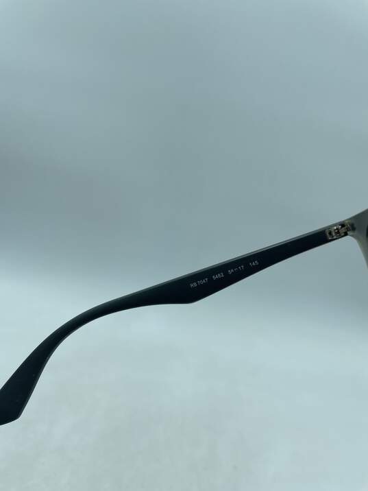Ray-Ban Clear Gray Square Eyeglasses image number 6
