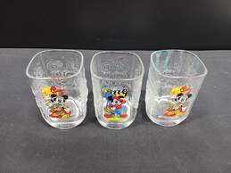 Bundle of 3 2000 McDonald's Mickey Mouse Collector's Glasses alternative image
