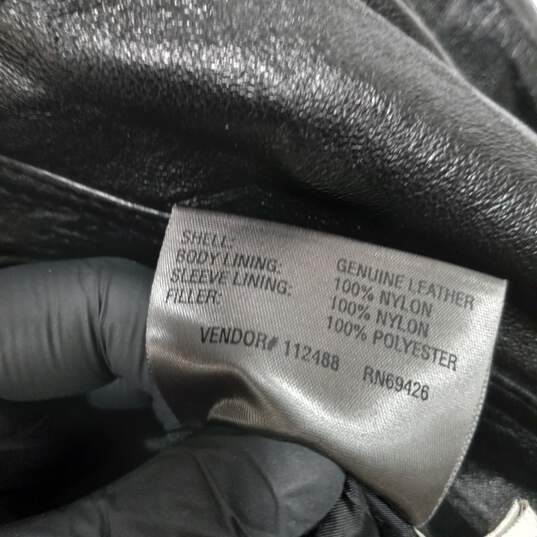 Wilsons Leather Black Jacket Men's Size M image number 3