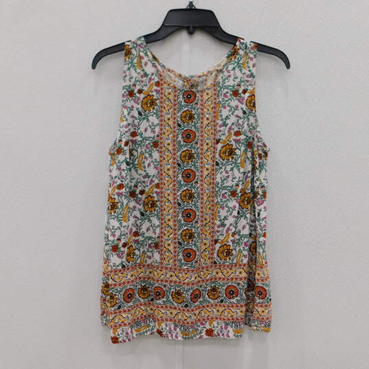 Christian Siriano Multicolor Floral Sleeveless Top image number 1