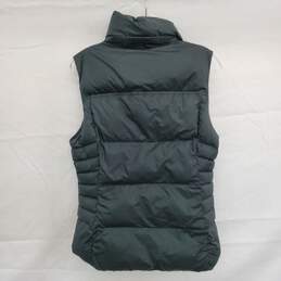 WOMEN'S PATAGONIA GREEN ZIP UP BUTTON DOWN PUFFER VEST SZ SMALL alternative image