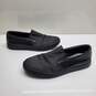 AUTHENTICATED MEN'S PRADA LEATHER SLIP ON LOAFERS SIZE 10 image number 1