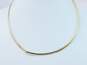 10K Yellow Gold Omega Chain Necklace For Repair 10.1g image number 1