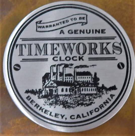 Timeworks Panama Pacific Steamship Co. 8 Day Brass Nautical Maritime Wall Clock image number 5