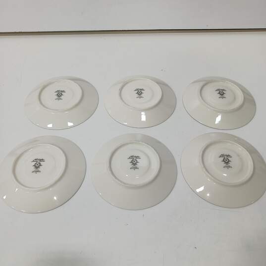 6 Noritake Fine China Saucers image number 2