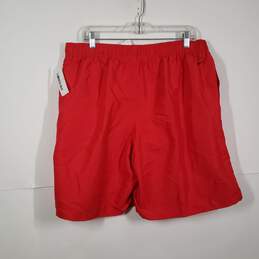Mens Elastic Waist Drawstring Pocket Side Slit Athletic Shorts Size XXL alternative image