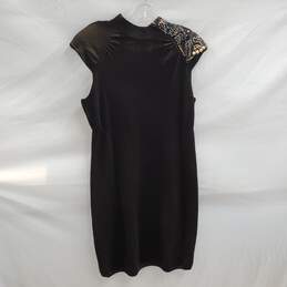 Antonio Melani Black Wool Blend Sleeveless Pullover Dress NWT Size L
