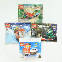 LEGO Creator Sealed Christmas Holiday Sets 30576 30580 30584 w/ 1978 Build A Santa