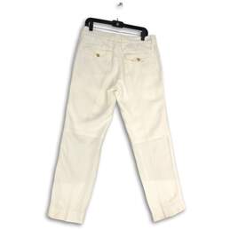 Armani Exchange Womens White Slash Pocket Flat Front Chino Pants Size 31R alternative image