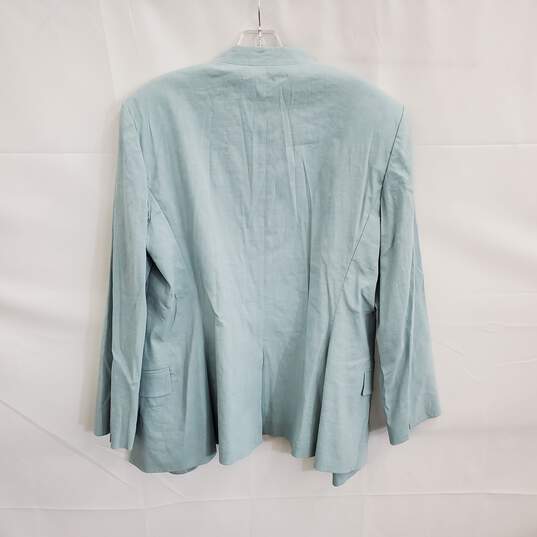 Theory Sky Eco Crunch Wash CL Staple Jacket NWT Size 14 image number 2