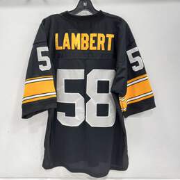 Mitchell & Ness Pittsburgh Steelers #58 Jack Lambert 1975 Throwback Jersey Size 48 alternative image