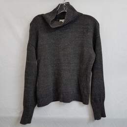 Women's dark gray turtleneck sweater size 6