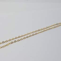 Hana 14k Gold Faceted Turquoise Pendant Necklace 12.1g alternative image