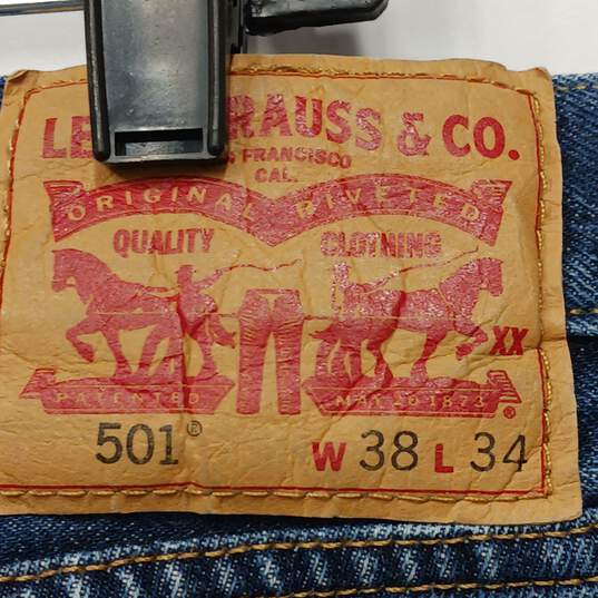Levi's 501 Men's Jeans Size 38x34 image number 3