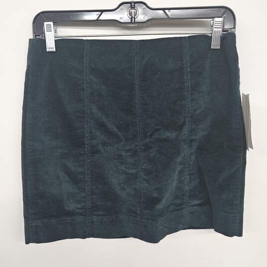 Emerald Green Corduroy Mini Skirt image number 1