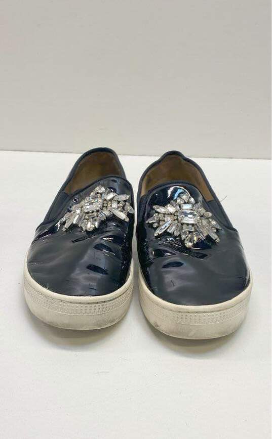 Badgley Mischka Barre Jeweled Slip-On Patent Leather Black 9.5 image number 3