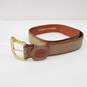 Dooney & Bourke Beige Pebble Leather Belt Size M (30-32) image number 1
