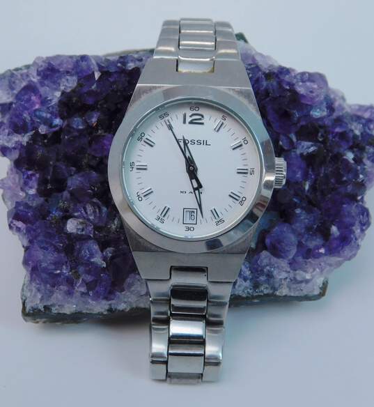 2 - Women's Fossil Stainless Steel Analog Quartz Watches image number 3