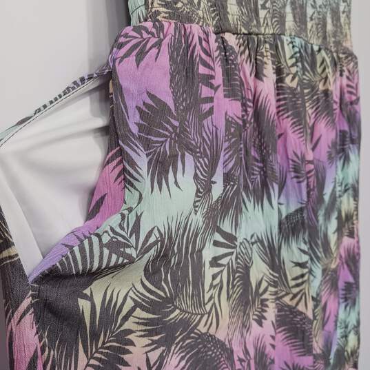 Torrid Women's Tropical Island Gauze Jumpsuit Size 5/5X/28 NWT image number 4