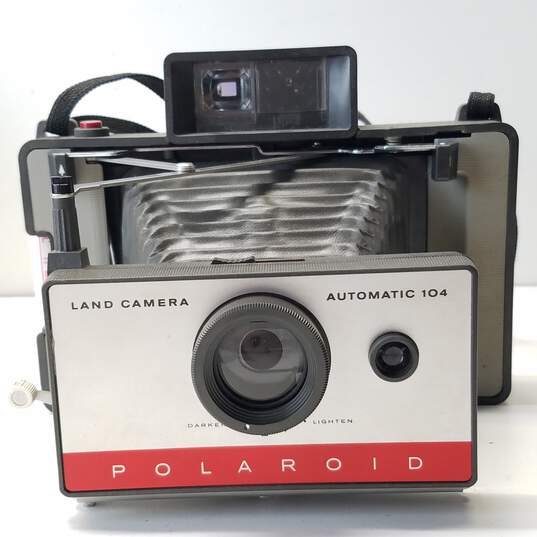 Lot of 2 Assorted Vintage Polaroid Instant Land Cameras image number 5