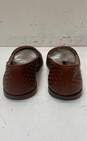 Nisolo Alejandro Woven Brown Leather Loafer Casual Shoes Men's Size 8 image number 4