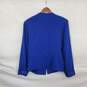 Lillie Rubin/Nolan Miller Vintage Blue Wool Beaded Blazer Jacket WM Size M image number 2