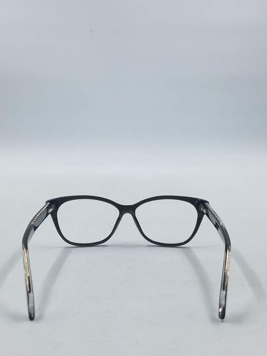 Alexander McQueen Smoke Oval Eyeglasses image number 3