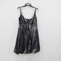 New Carmen Marc Valvo Size 12 Silver Sleeveless Dress image number 1
