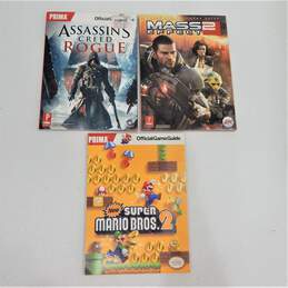 New Super Mario Bros 2, Mass Effect 2 and Assassin's Creed Rogue Prima Official Game Guide Bundle