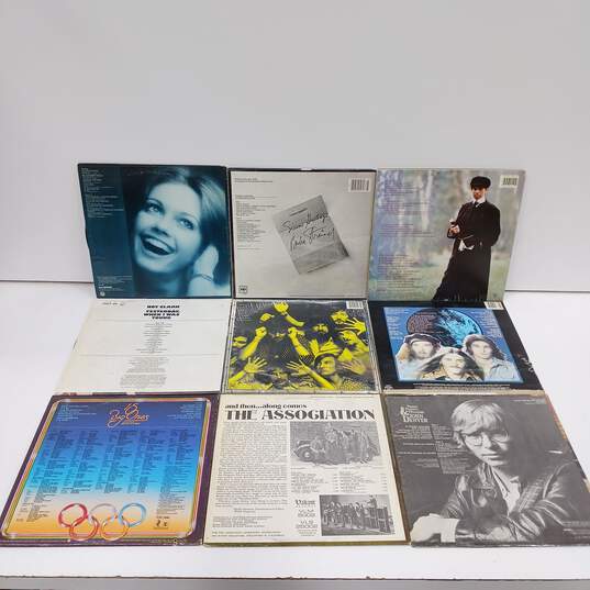 Bundle of 9 Assorted Vinyl Record Albums image number 2
