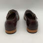 Mens Brown Leather Square Toe Monk Strap Buckle Loafer Shoes Size 12 image number 5