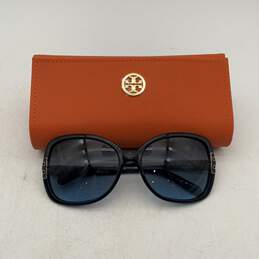 Tory Burch Womens Navy Blue TY7022 511/17 130 mm Oval Sunglasses With Case