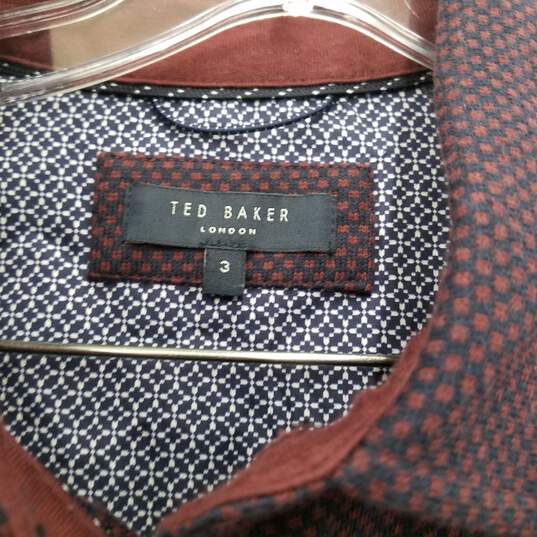 Ted Baker Long Sleeve Shirt Size 3 image number 4