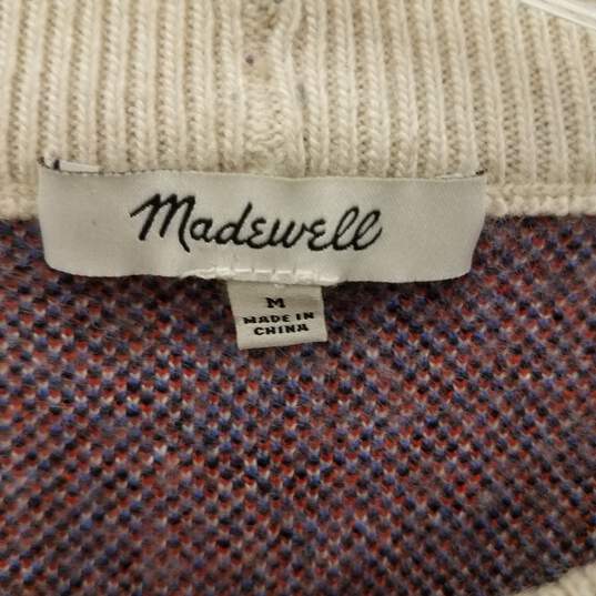 Madewell Women's Pullover Sweater w/ Cherry Design Sz-M image number 3