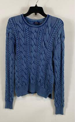 Polo by Ralph Lauren Women's Blue Cable Knit Sweater- S NWT