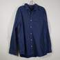 Mens Floral Non-Iron Slim Fit Button Front Dress Shirt Size XL 17-17 1/2 35-36" image number 1