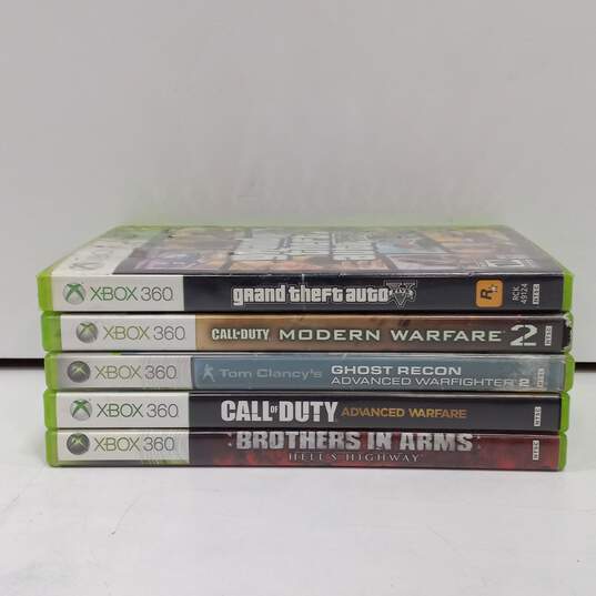 Bundle of 5 Microsoft Xbox 360 Games image number 3