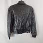 Guess Women Black Faux Leather Jacket Sz S image number 4
